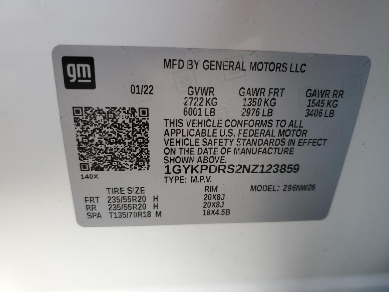 2022 CADILLAC XT6