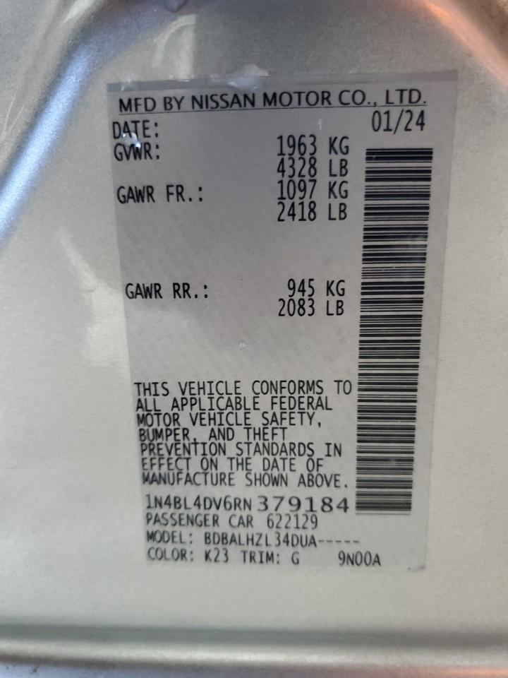 2024 NISSAN ALTIMA