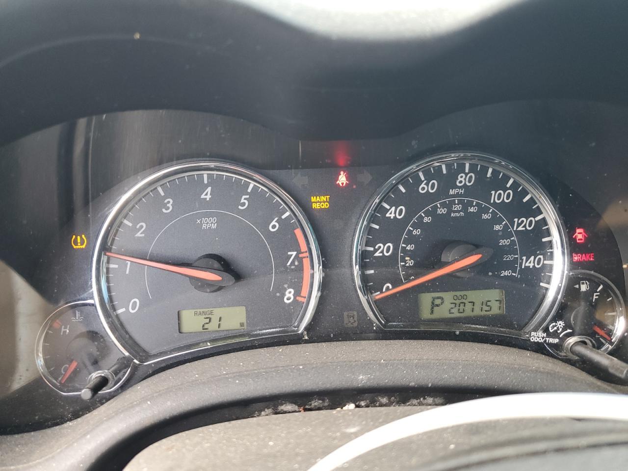 2011 TOYOTA COROLLA