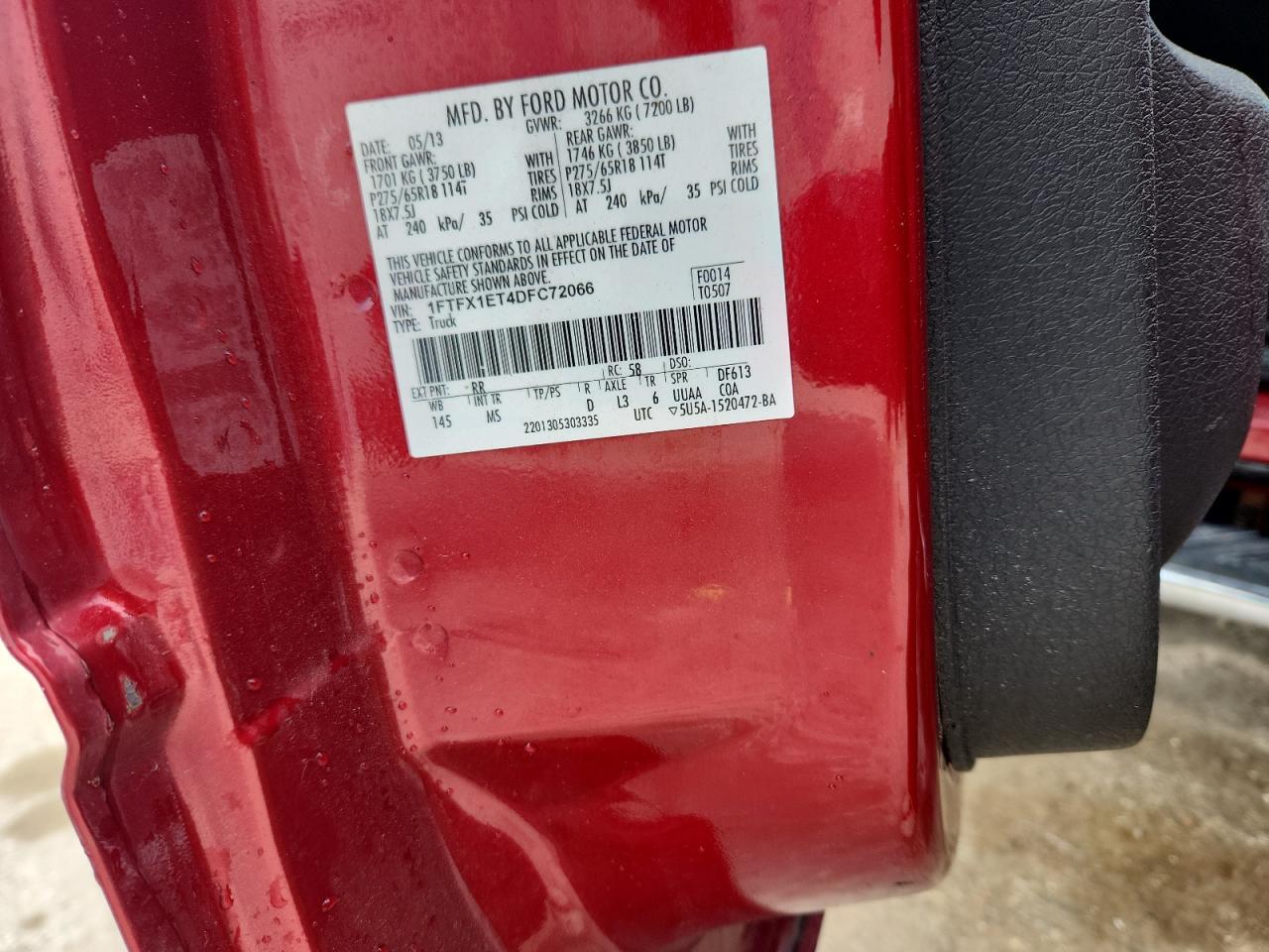 2013 FORD F-150