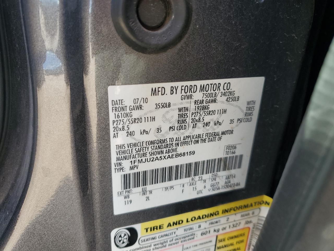 2010 FORD Expedition