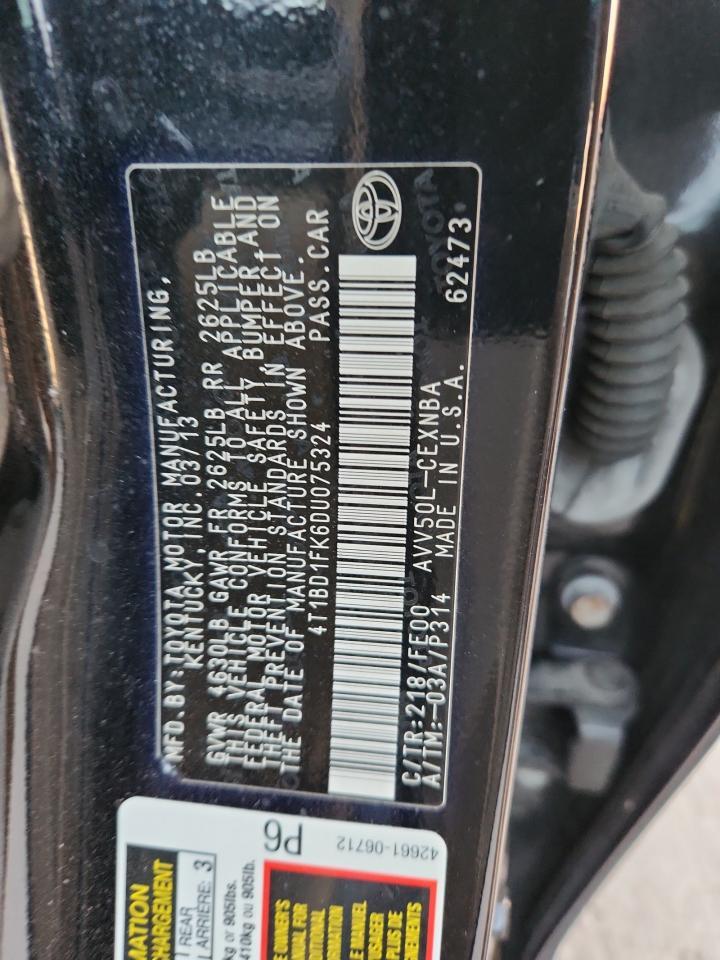 2013 TOYOTA CAMRY