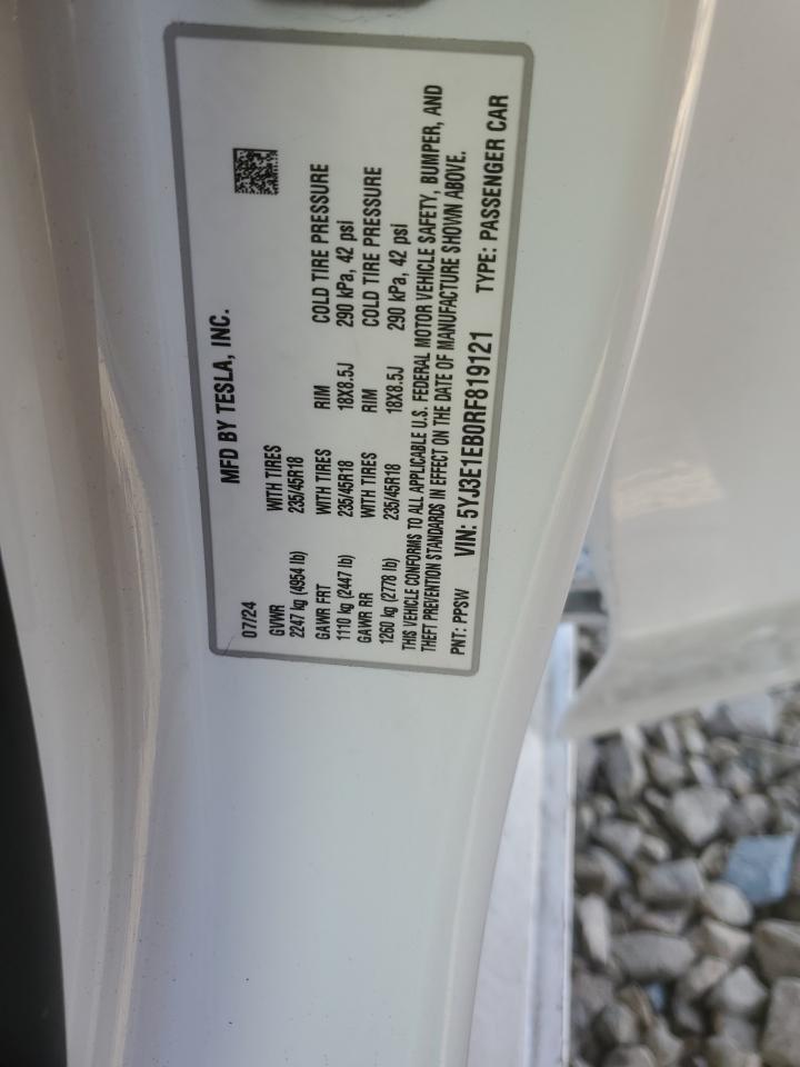 2024 TESLA MODEL 3