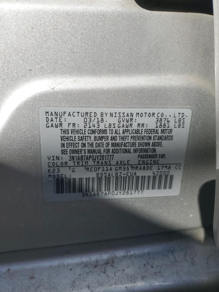 2018 NISSAN SENTRA