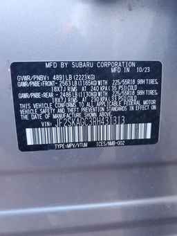 2024 SUBARU FORESTER