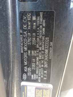 2021 KIA FORTE