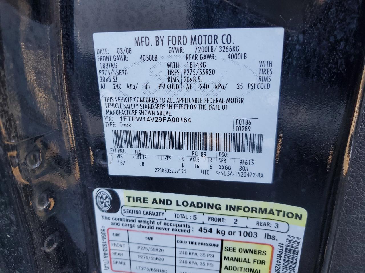 2009 FORD F-150