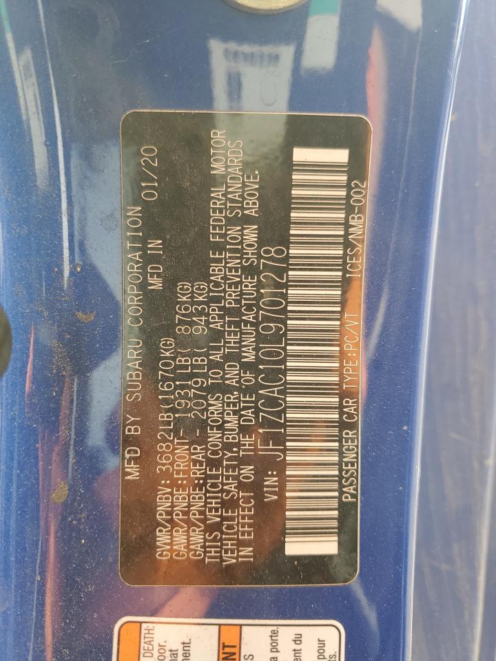 2020 SUBARU BRZ