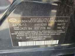 2013 HYUNDAI SONATA