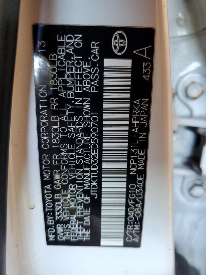 2014 TOYOTA YARIS