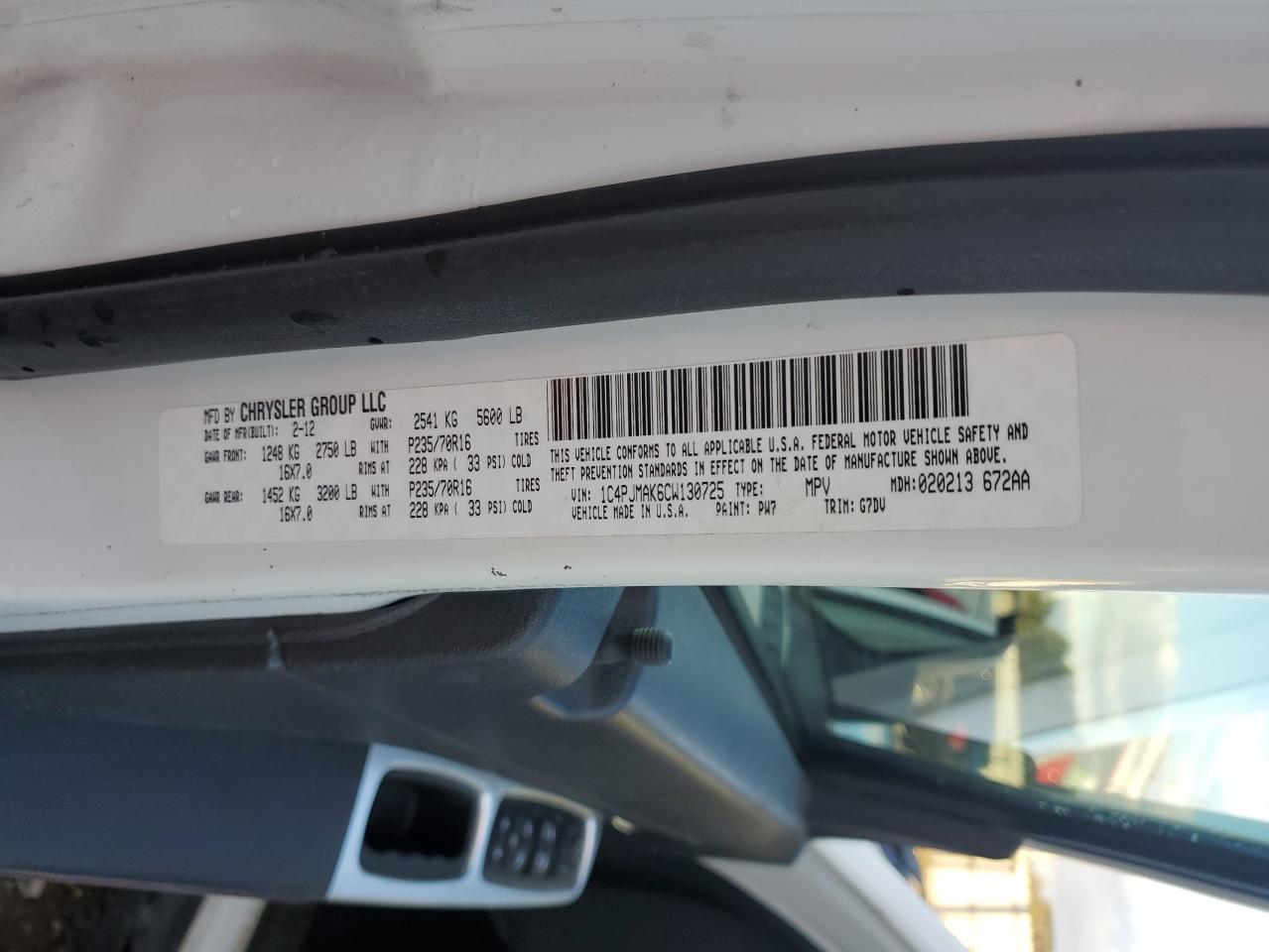 2012 JEEP Liberty