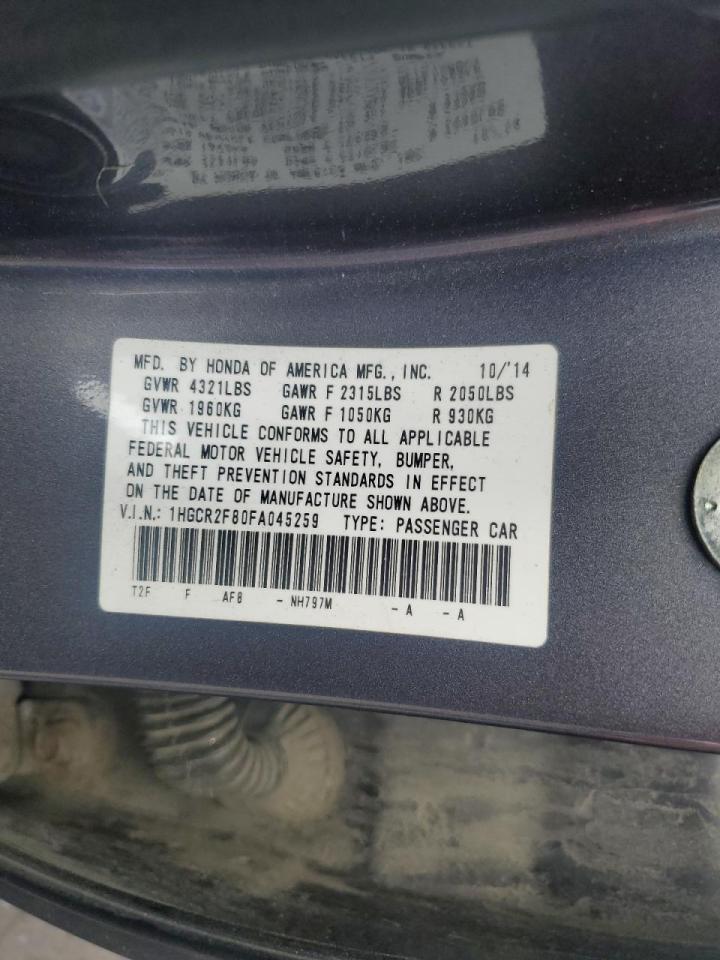 2015 HONDA ACCORD