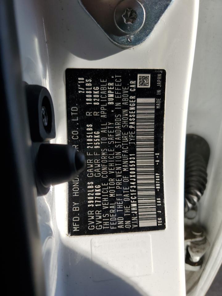 2018 HONDA CIVIC