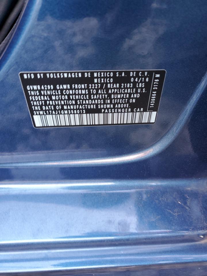 2016 VOLKSWAGEN JETTA