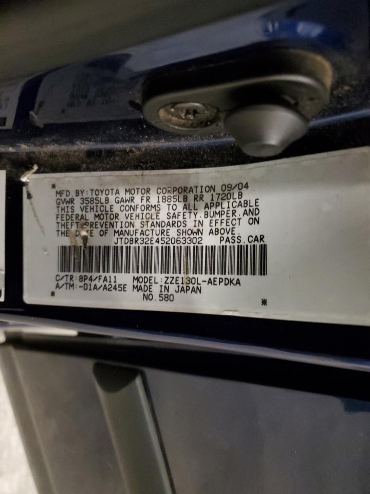2005 TOYOTA COROLLA