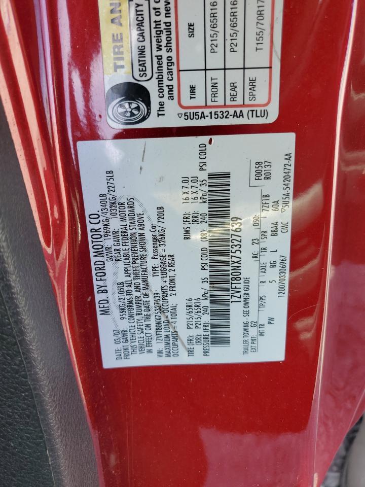 2007 FORD MUSTANG