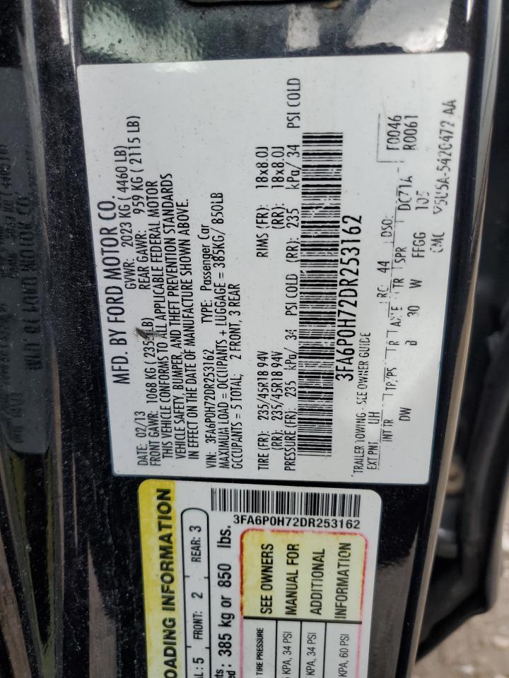 2013 FORD FUSION