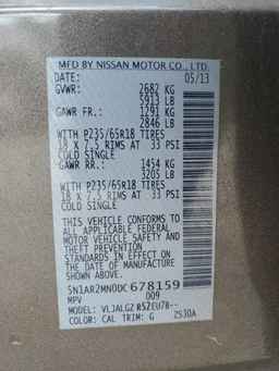 2013 NISSAN PATHFINDER