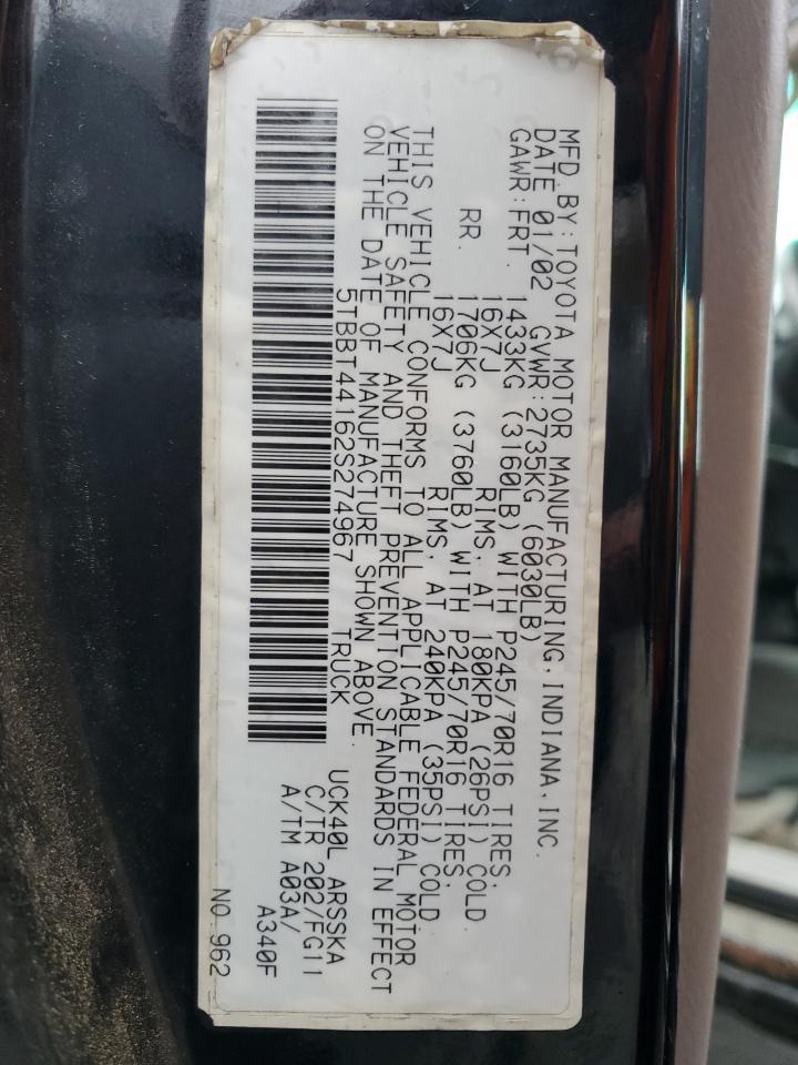 2002 TOYOTA TUNDRA