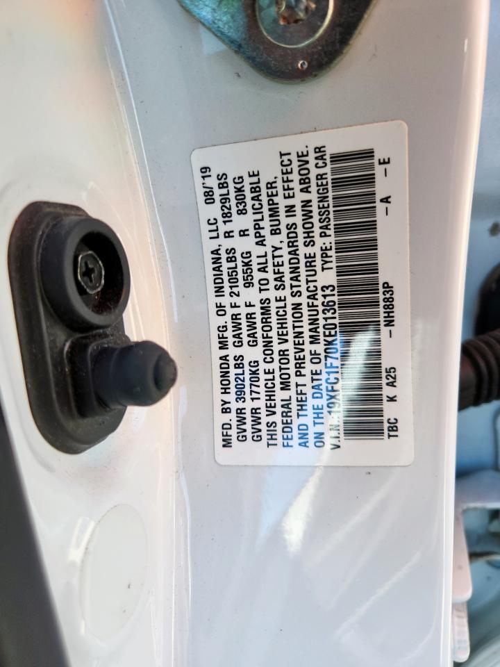 2019 HONDA CIVIC