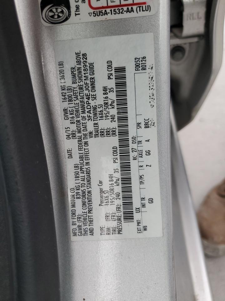 2015 FORD Fiesta