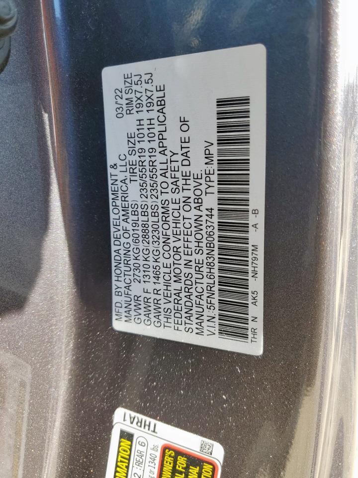 2022 HONDA ODYSSEY