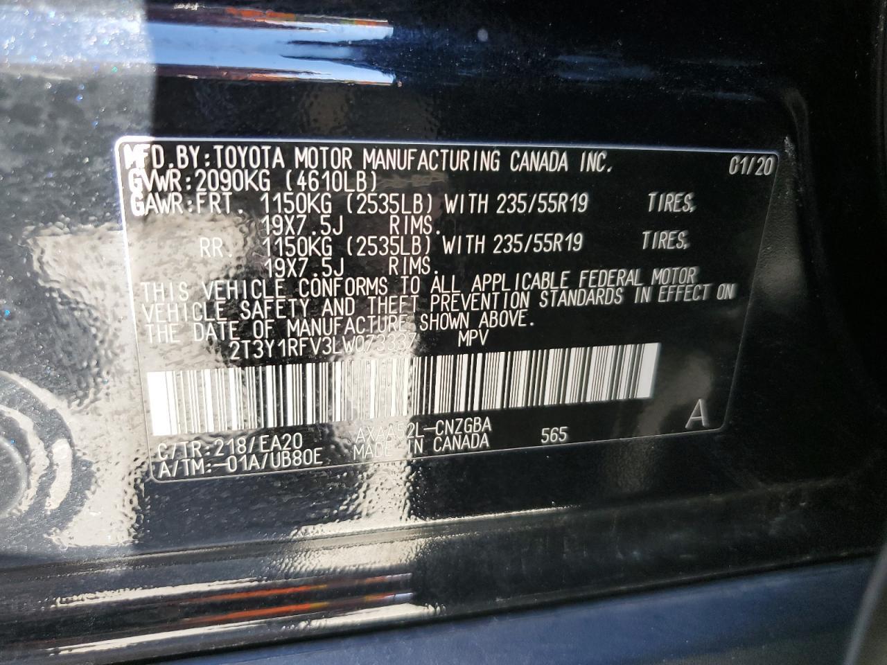 2020 TOYOTA RAV4