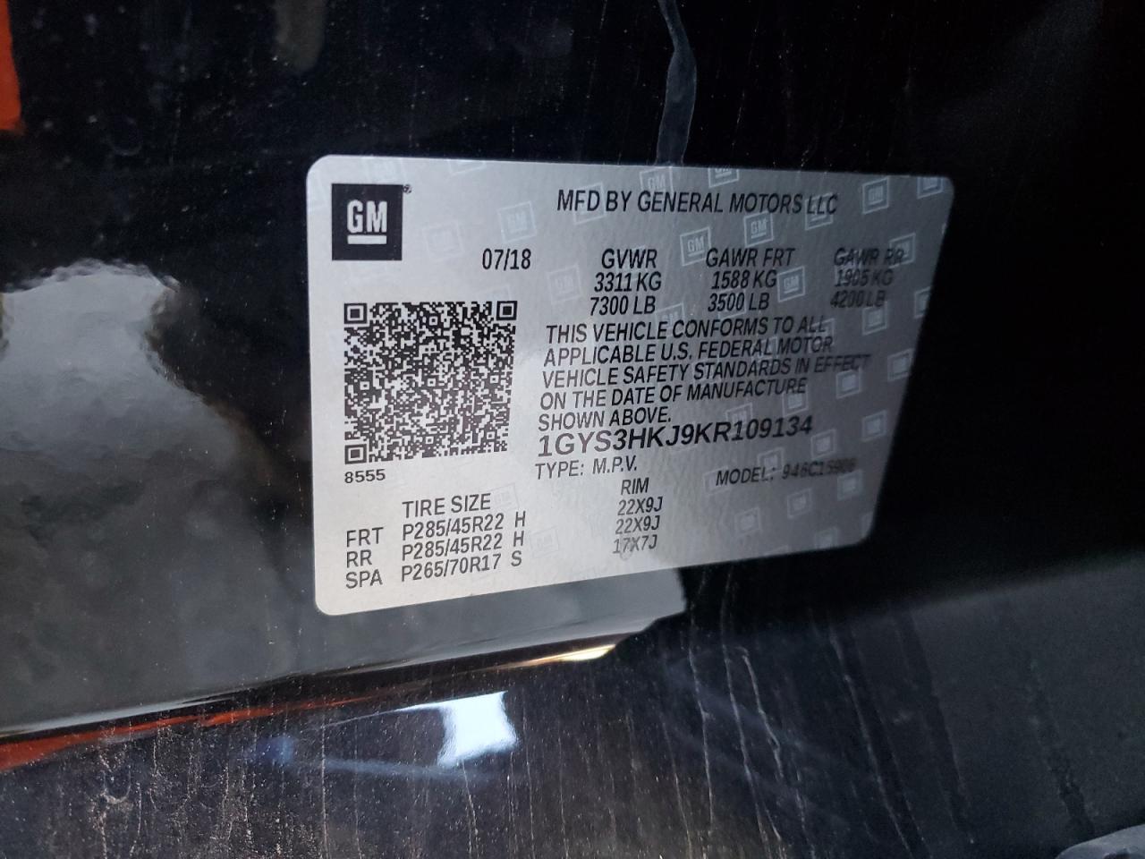 2019 CADILLAC Escalade ESV