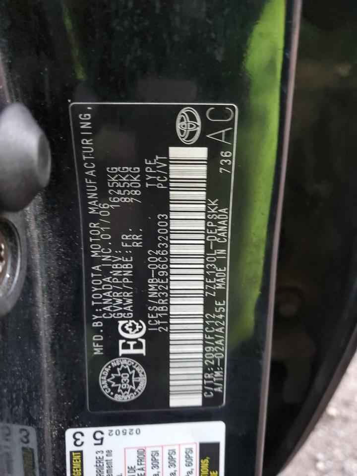 2006 TOYOTA COROLLA
