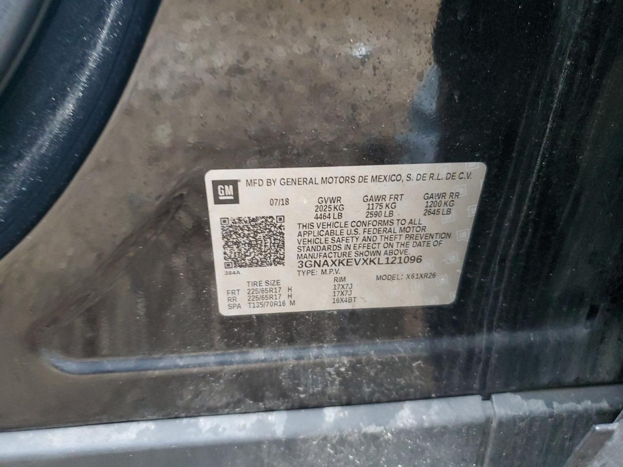 2019 CHEVROLET EQUINOX