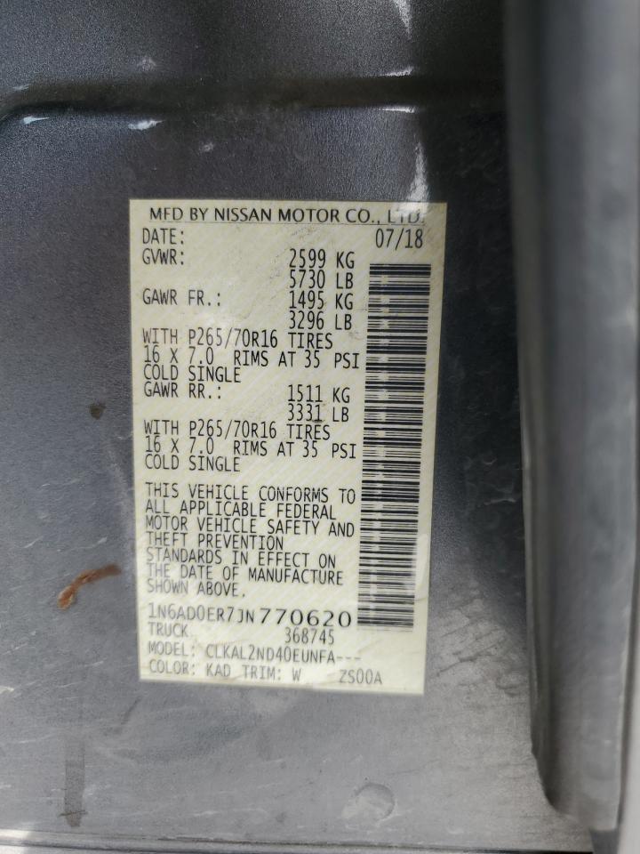 2018 NISSAN Frontier
