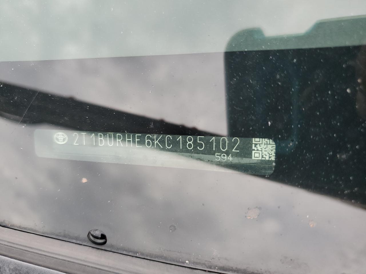 2019 TOYOTA COROLLA