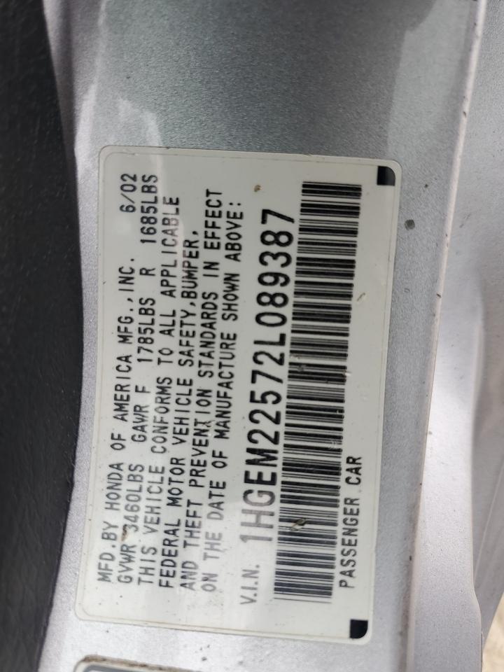 2002 HONDA CIVIC