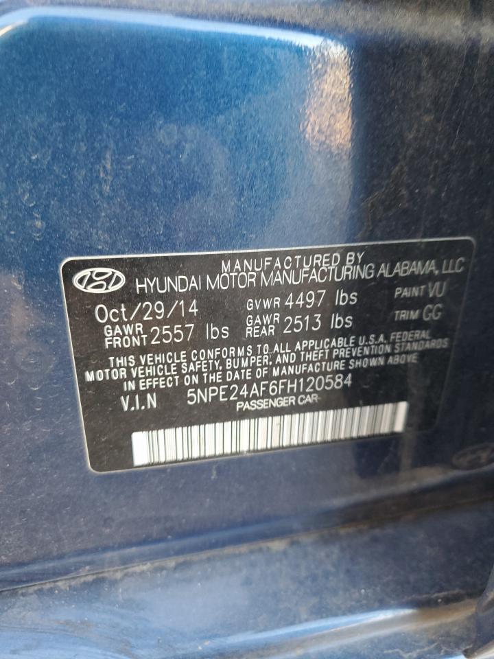 2015 HYUNDAI SONATA