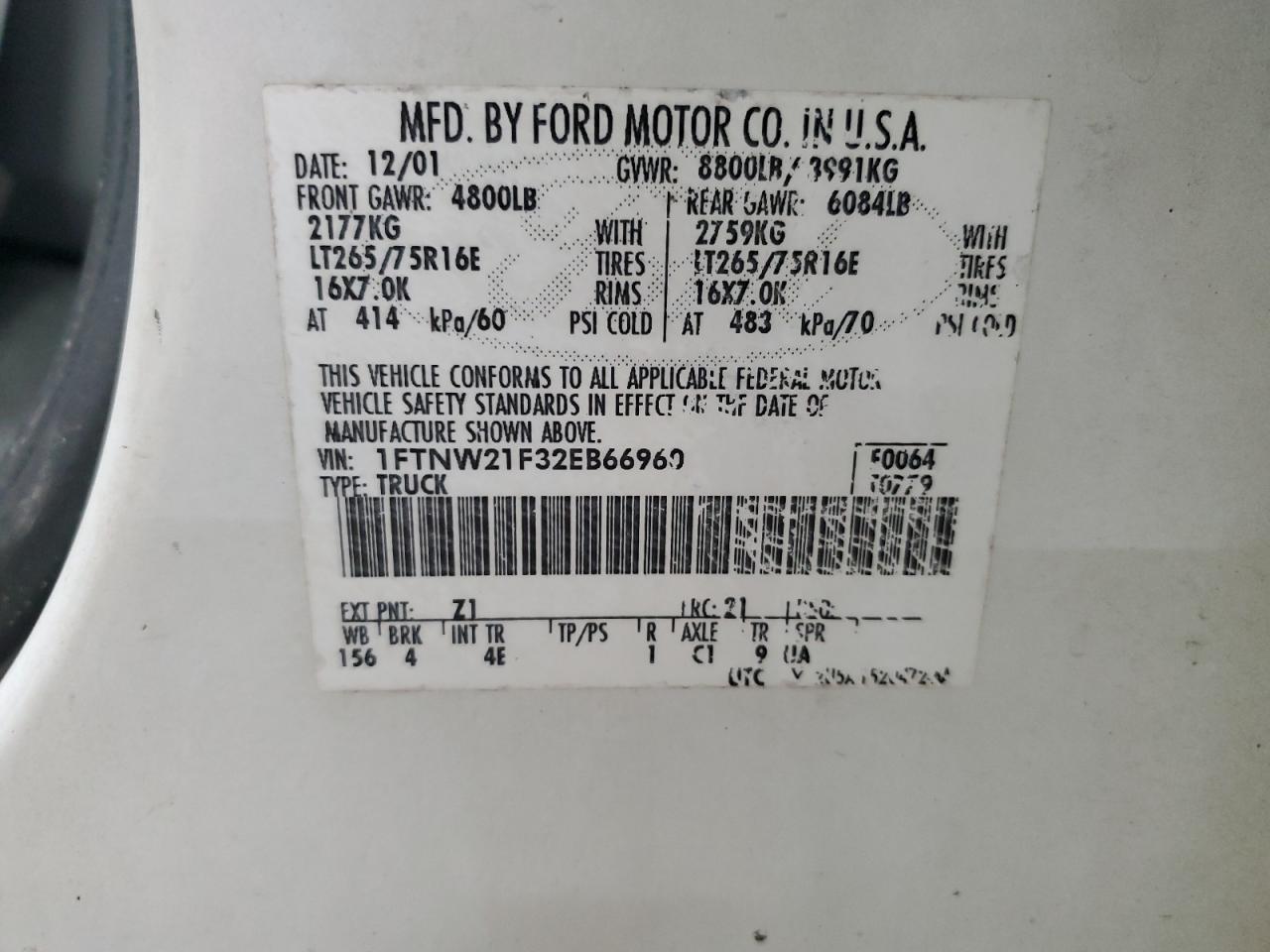 2002 FORD F-250