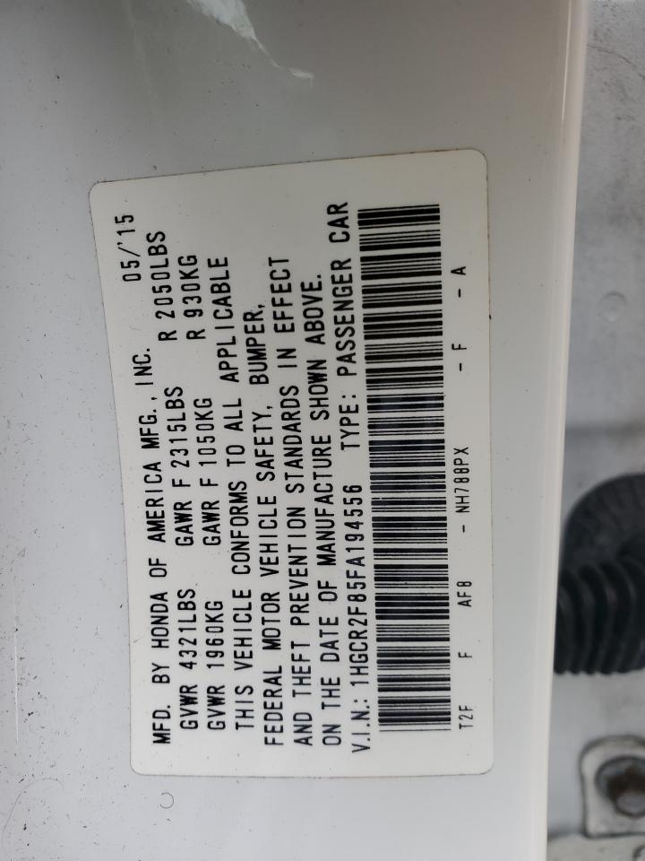 2015 HONDA ACCORD