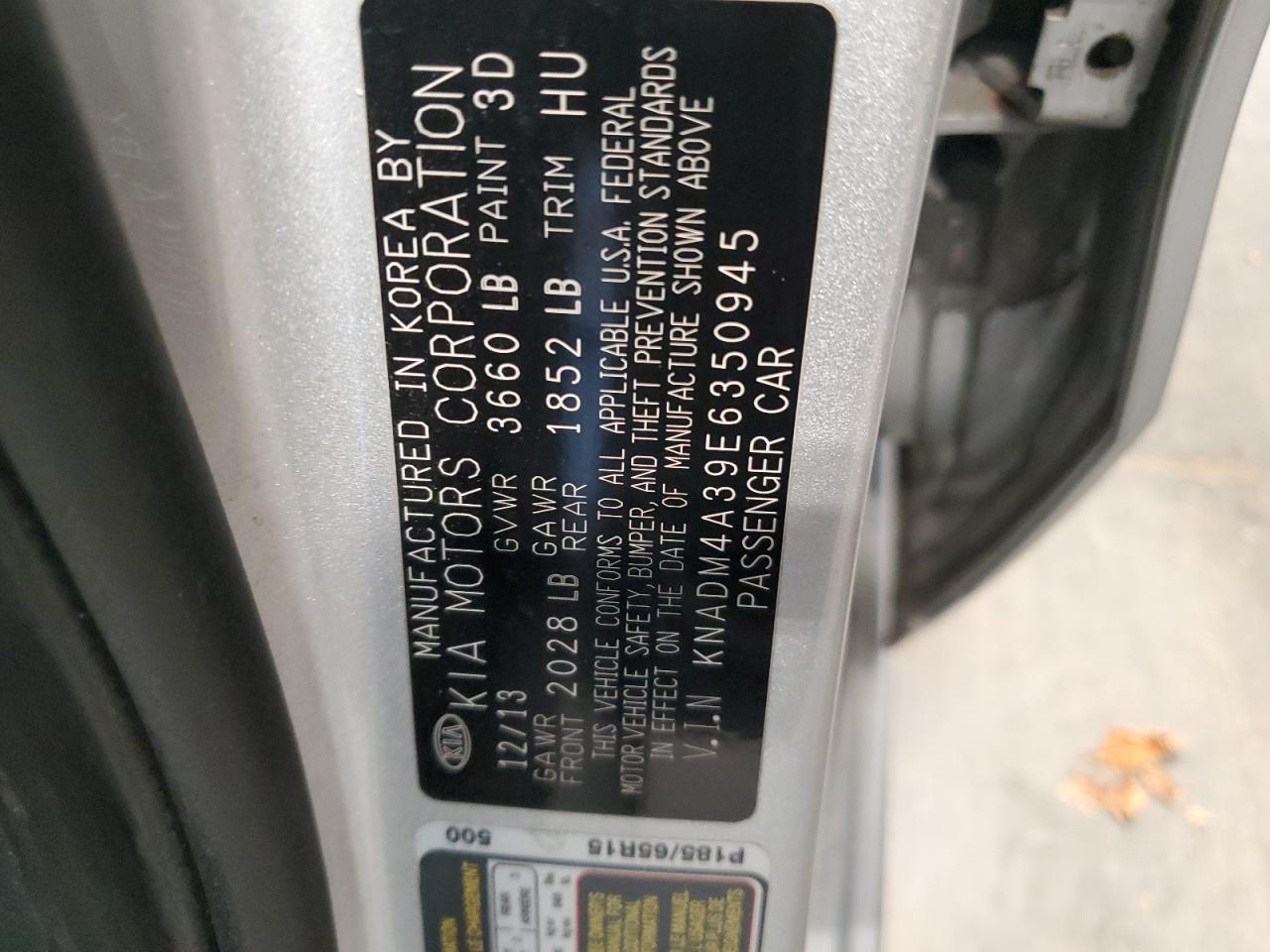 2014 KIA RIO