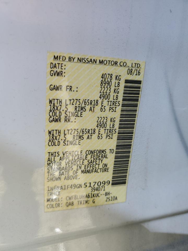 2016 NISSAN Titan