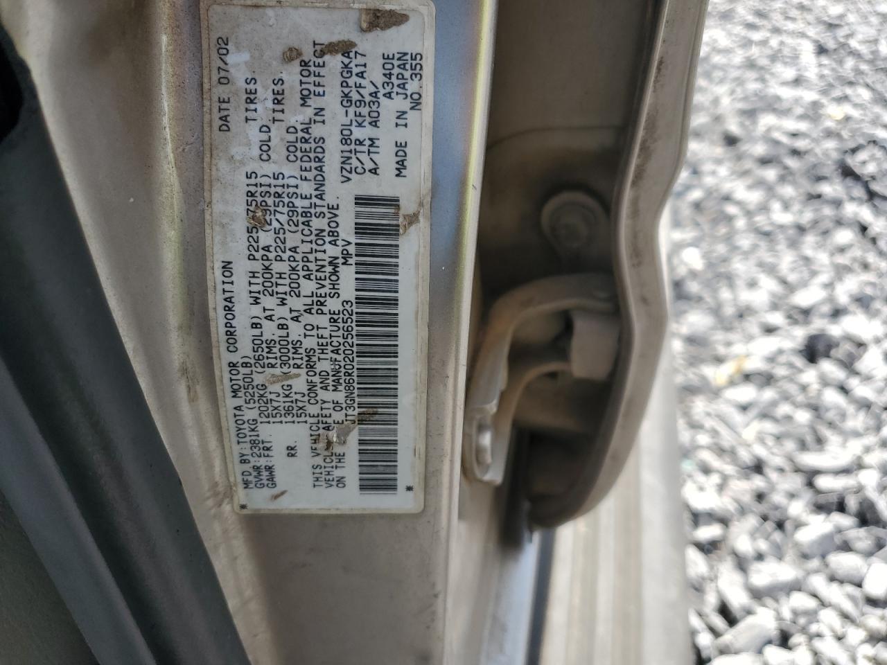 2002 TOYOTA 4Runner