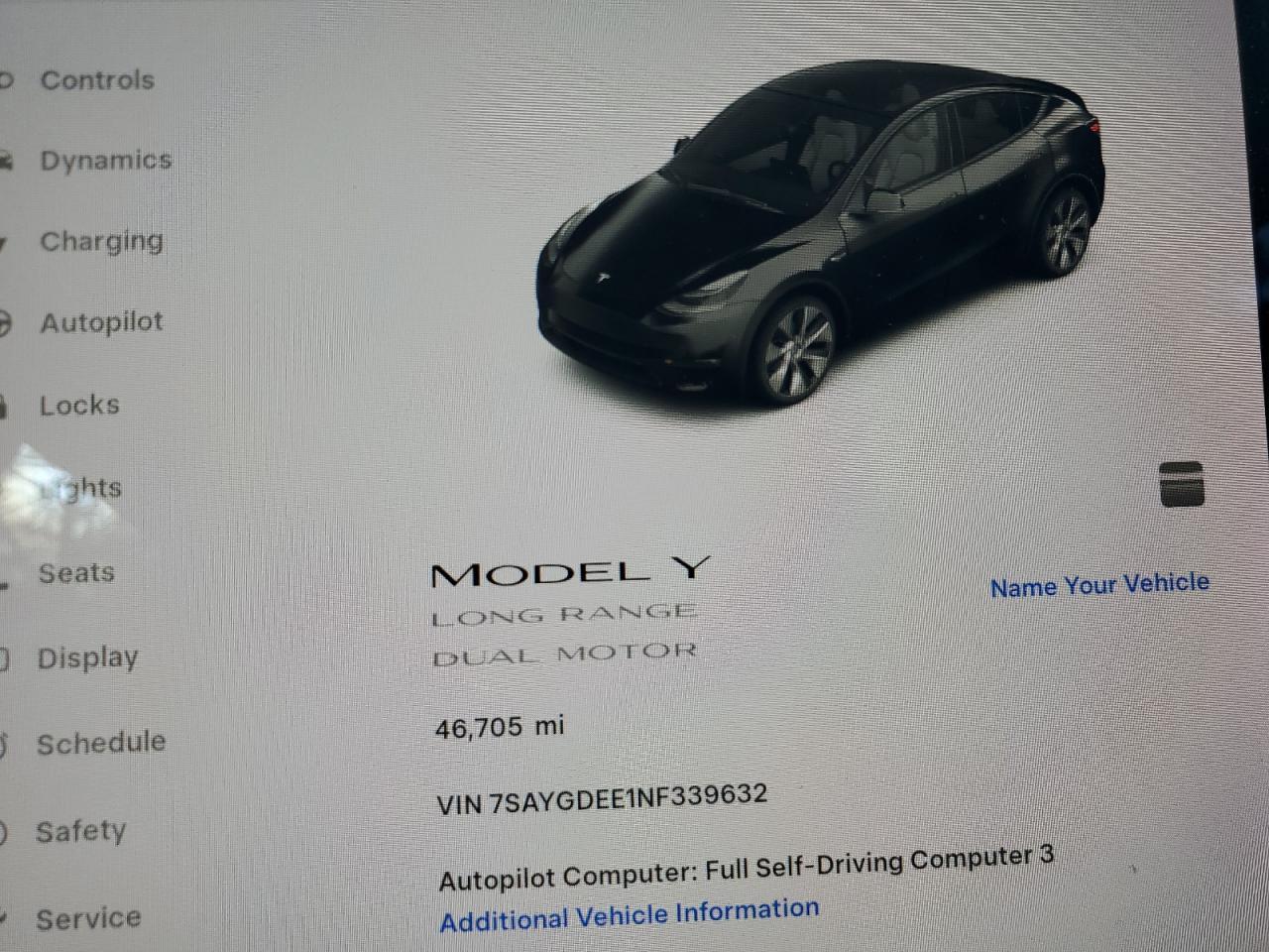 2022 TESLA MODEL Y