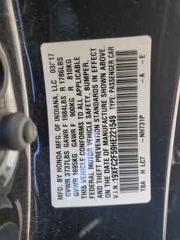 2017 HONDA CIVIC