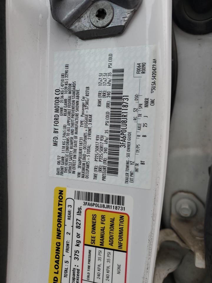 2018 FORD FUSION