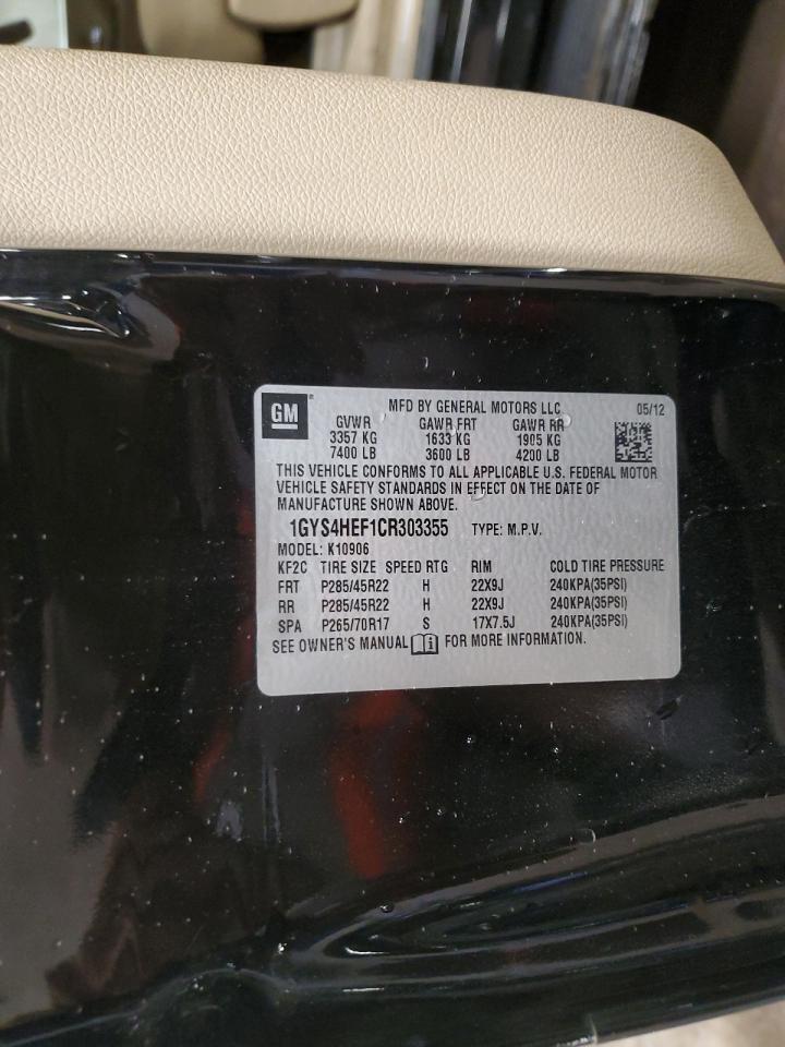 2012 CADILLAC ESCALADE