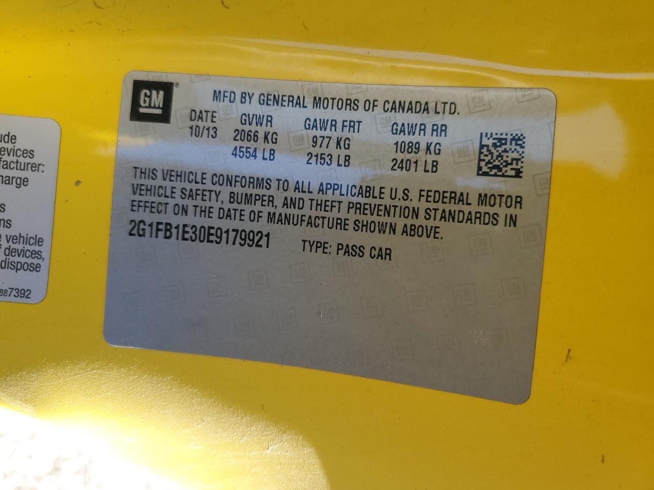 2014 CHEVROLET Camaro