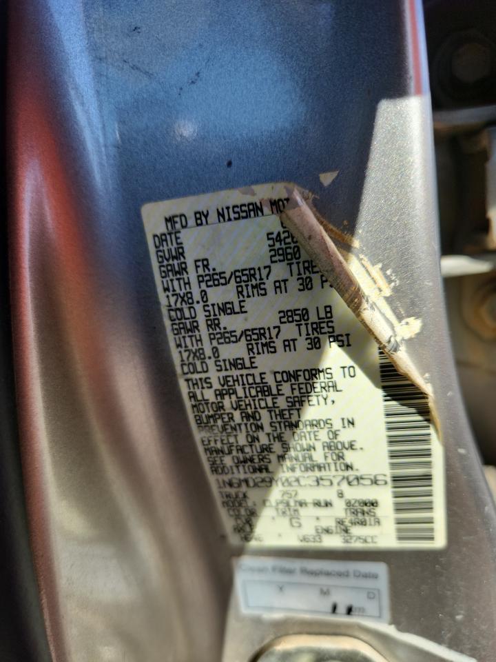 2002 NISSAN Frontier