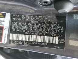 2012 TOYOTA CAMRY