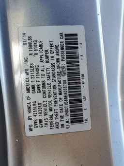 2014 HONDA ACCORD