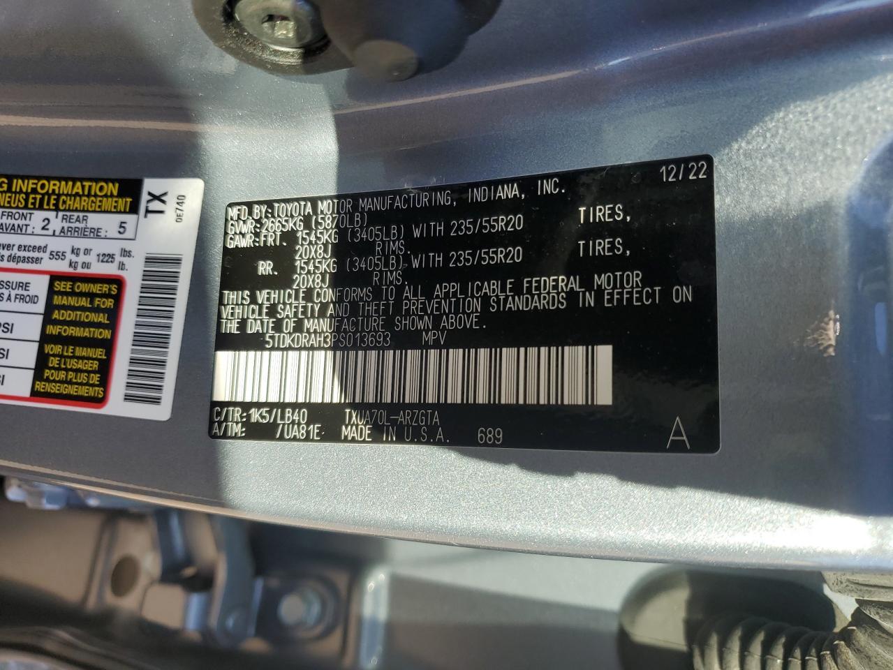 2023 TOYOTA HIGHLANDER
