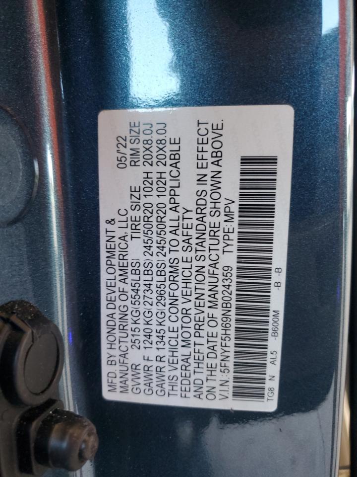 2022 HONDA PILOT