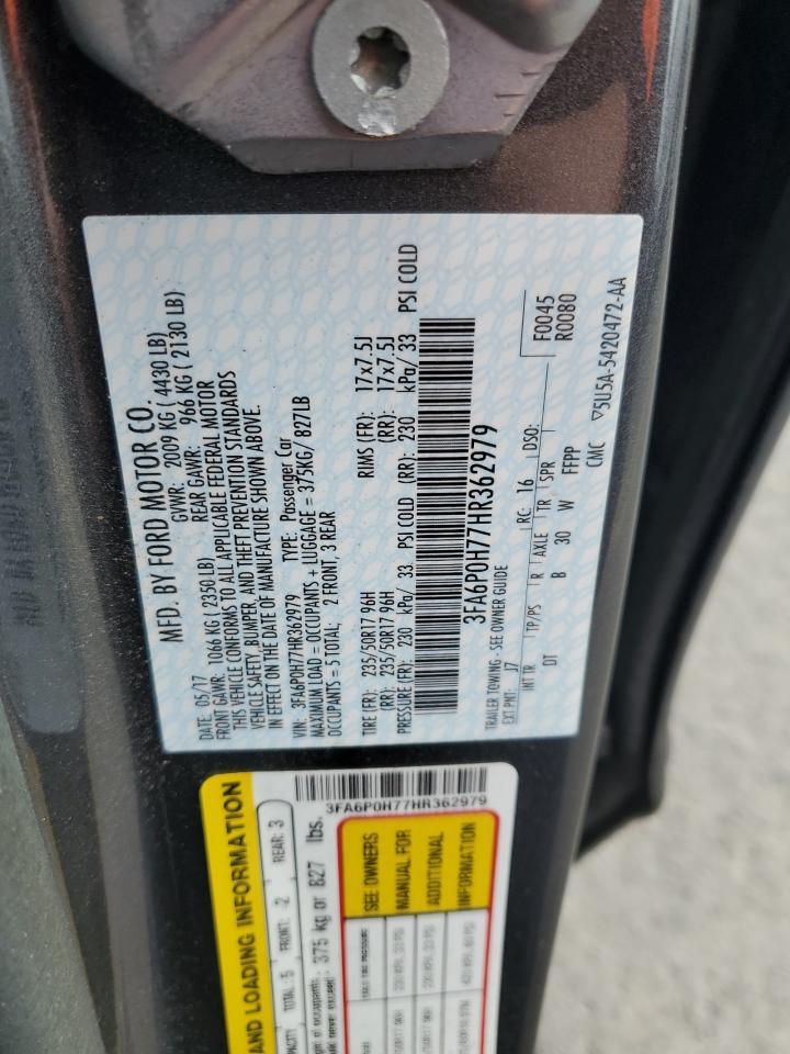 2017 FORD FUSION